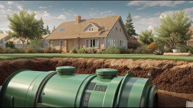 Motion Graphics Drainage System Visualization