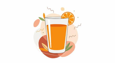 glass of orange juice