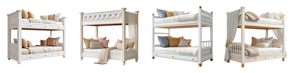 Elegant Bunk Beds Collection - Kids Bedroom Furniture