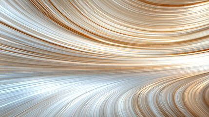 Soft orange trails merging into silver glow create cinematic effect