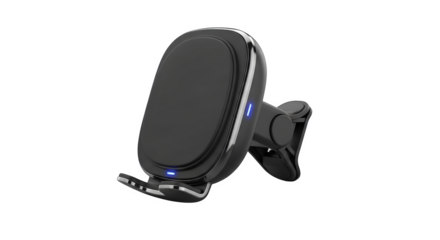 Car phone holder isolated on transparent background keep your phone secure and accessible while driving with this convenient and adjustable holder