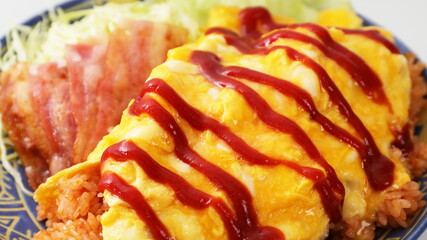 手作りオムライスランチ