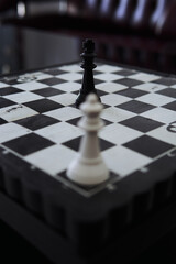 The Royal Confrontation on the Chessboard A Strategic Showdown Between Two Kings