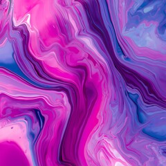 Vibrant abstract fluid art in pink, purple, and blue tones featuring smooth swirling patterns and modern artistic texture for creative backgrounds