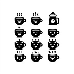 Icon coffe warm laughter