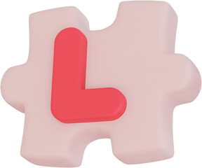 Obraz premium love puzzle