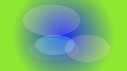 Abstract blurry circles with gradient background