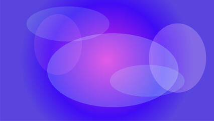 Abstract glowing orbs on a vibrant purple and pink gradient background