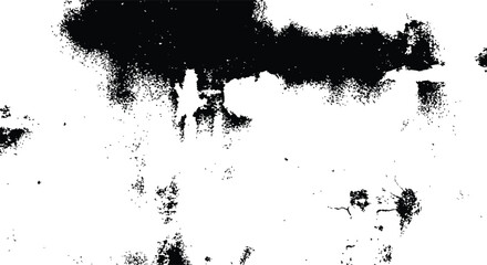 High Contrast Grunge Texture Vector Overlay Distressed Black and White Surface Noise Effect Graphic Resource Background