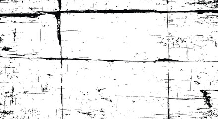 Extreme Grunge Distressed Overlay Vector Texture Black and White Weathered Background