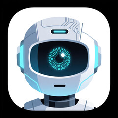 GPT APP Icon. Artificial intelligence Vector Graphic