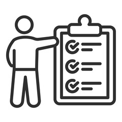 Accountability Icon Single Vector Collection 