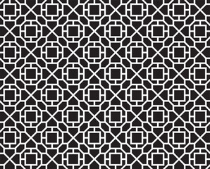 Seamless Islamic Geometric Pattern Vector