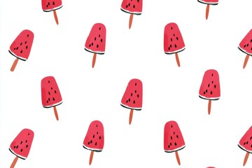 Watermelon popsicles pattern