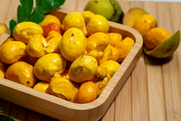 'Pequi' a typical fruit found in Cerrado in Brazil