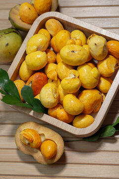 'Pequi' a typical fruit found in Cerrado in Brazil