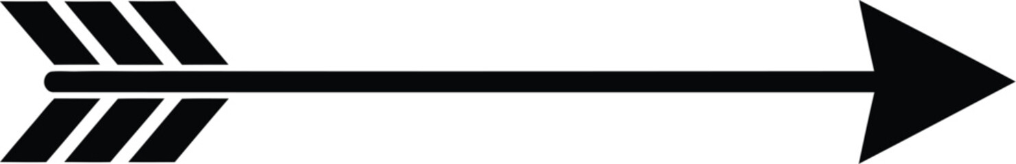 Simple black arrow pointing to the right