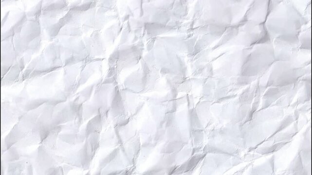 Animated Wrinkled paper texture, animated crumpled paper texture, grunge paper for background video loop 4K