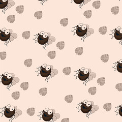 seamless pattern with hearts