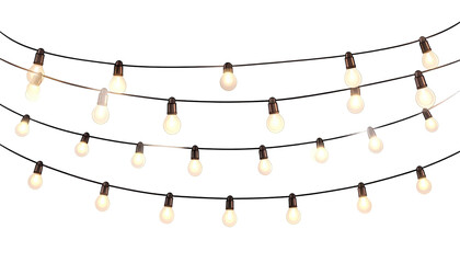 String lights glimmer warmly against the inky night backdrop