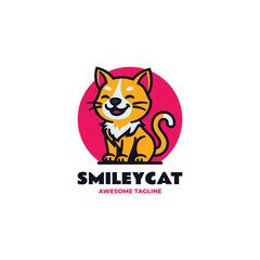 Mascot Modern Cat Logo Design
