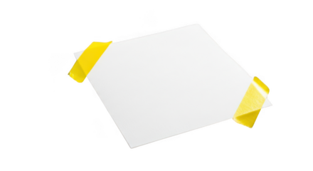 Note paper taped to a surface