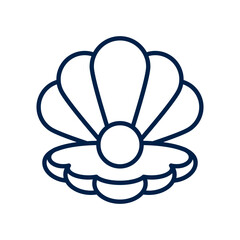 Pearl vector illustration icon design trendy