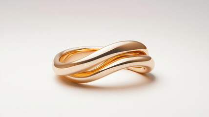 Gold wedding rings intertwined, symbolizing love and commitment, gold wedding rings, eternal love,