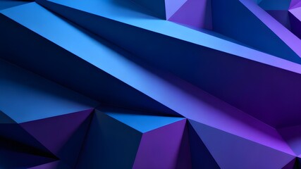 A close-up, abstract background featuring a dynamic arrangement of angular, geometric shapes and facets, reminiscent of a low-poly 3D structure or crystal formation.