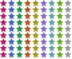 Star pattern. Seamless background with stars. Vector illustration.