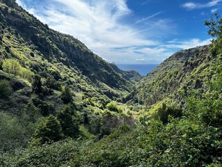 Fototapeta premium mountain landscape with blue sky