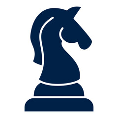 Knight chess piece vector illustration icon design trendy
