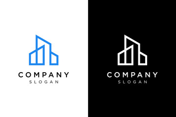 building line design logo