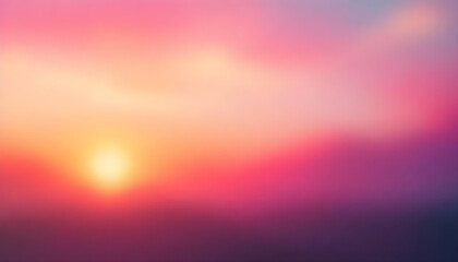 Obraz premium Abstract Background with Soft Pastel Sunrise Sky with Warm Pink and Orange Gradient Background