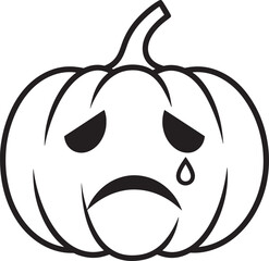 Funny Pumpkin Faces and Cute Ghost Bundle