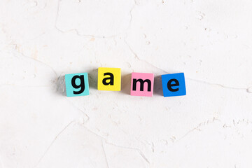 game（ゲーム）の英字