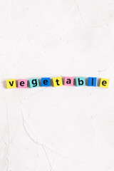 vegetable（野菜）の英字