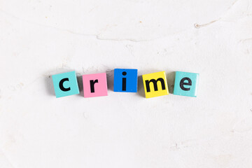 crime（犯罪）の英字