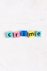 crime（犯罪）の英字
