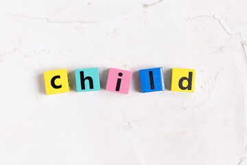 child（子ども）の英字