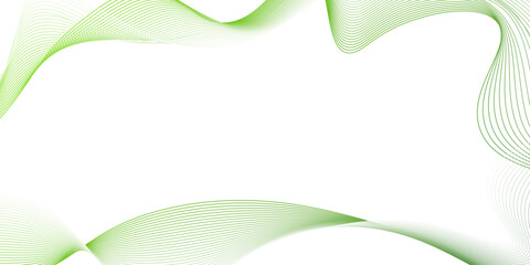 abstract green wave line background, abstract green graphic polygon texture, abstract line pattern texture background ,data flow concept, white background and green wave, © MD SAGOR