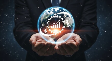 Global Business and Investment World Economy Growth and Finance