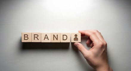 hand holding a word help