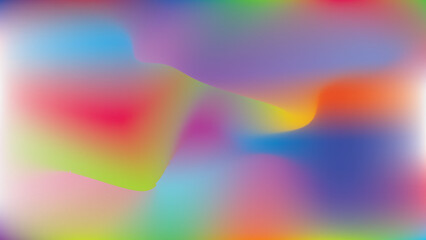Colorful abstract gradient background with smooth vibrant blend and soft light effect
