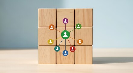 Team Collaboration Concept, People, Office Workspace, Photo, Modern Environment, Top-Down View, Connection Dynamics