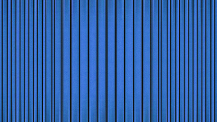 Fototapeta premium Stunning blue corrugated metal siding noisy&nbsp;background perfect for modern industrial designs or textured backdrops with vibrant, bold color
