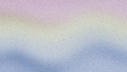 Noise Blur Texture Watercolor Gradient Background in Lavender, Yellow-Green, and Blue for Cover and Poster Design