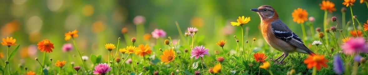 A diverse mix of native wildflower and bird seeds, ready for planting to attract wildlife to your garden Perfect for supporting local ecosystems and biodiversity , birds, nature, attract wildlife