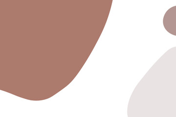 Memphis brown background, cute abstract design