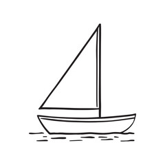 Dinghy carries dreams beyond distant horizon